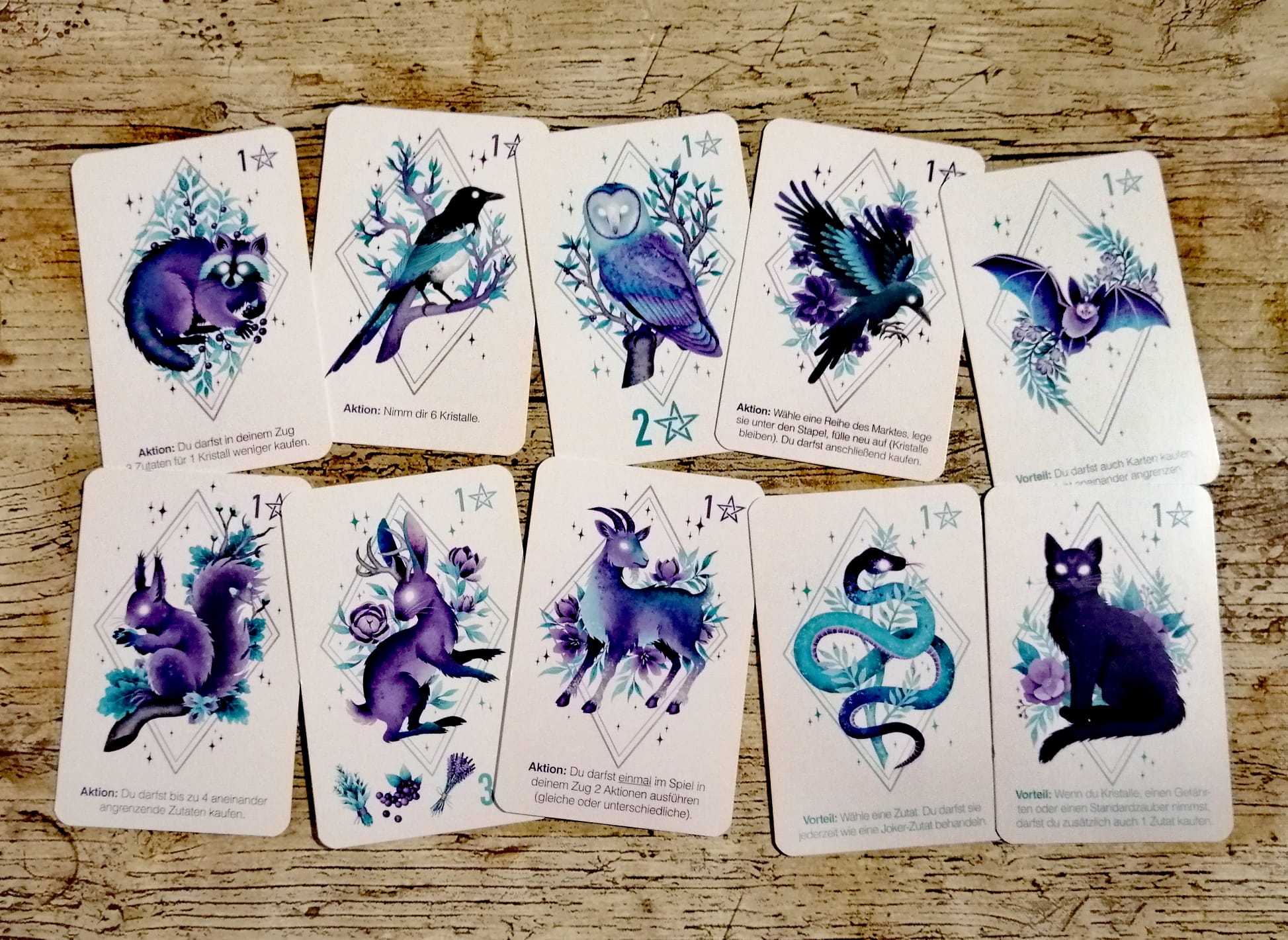 Die Gefährten bekamen ebenfalls einen mystischen Tatsch.