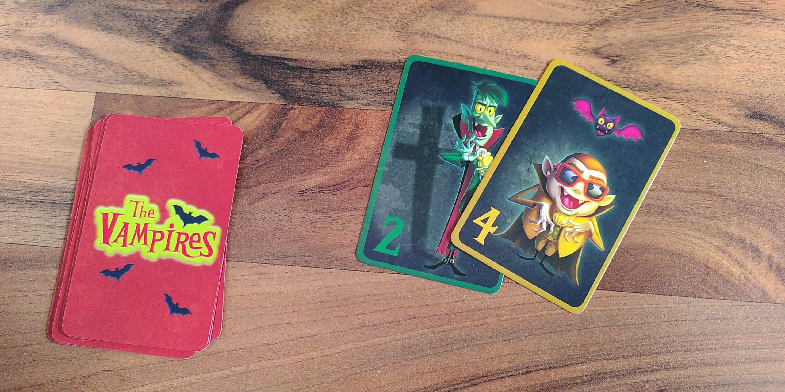 Ein grüner und ein gelber Vampir ergeben zusammen 6 Punkte.