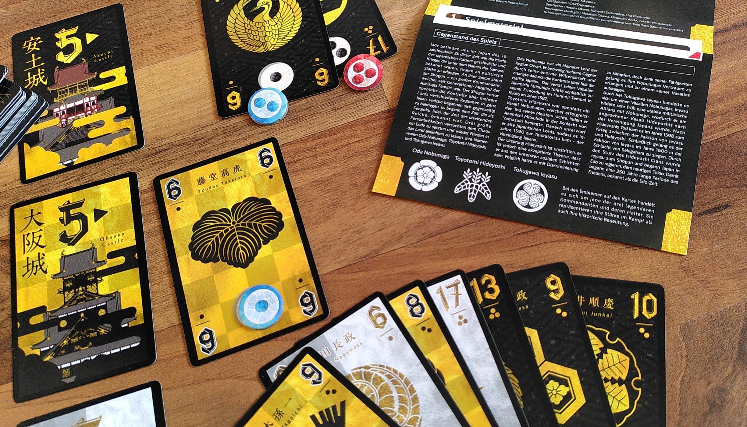 Handkarten mit schöner Gestaltung. Ausführliche historische Thema-Erklärung in der Anleitung dazu. 