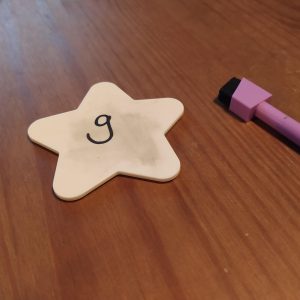 Die Punkte werden nach jeder Runde auf dem Wertungsstern addiert. 