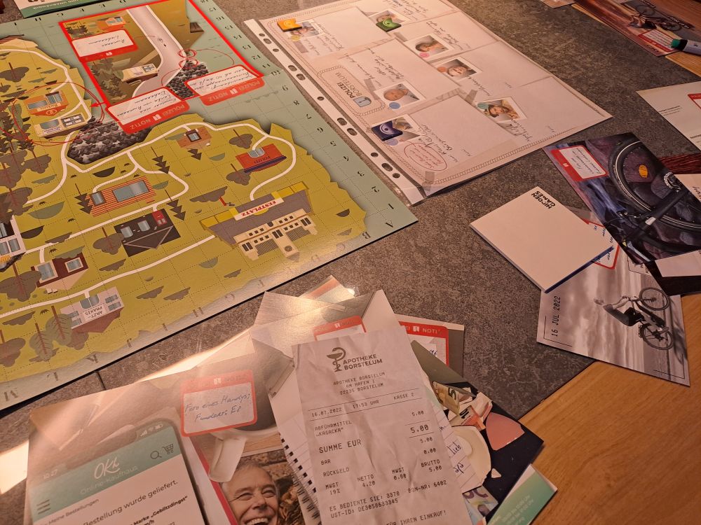 Ein Teil der Unterlagen, die dem Fall beiliegen