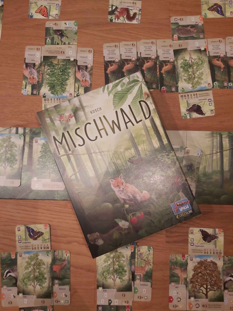 Spielkarton und Inhalt