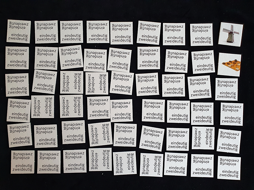 Auslage aller Plättchen