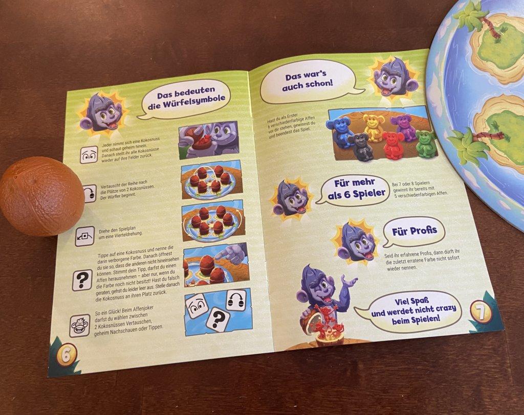 Spielanleitung von Coco Crazy.