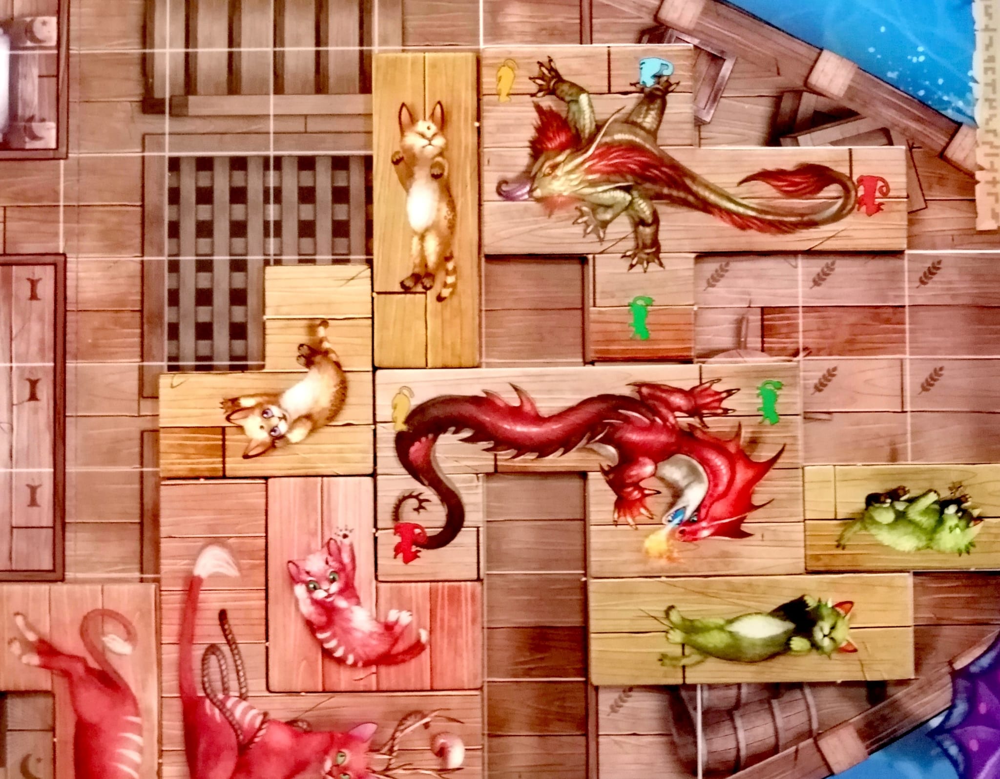 Die Biester decken viel Fläche auf dem Tableau ab.