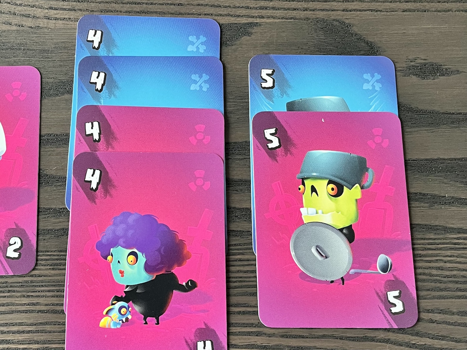 4 Vierer Werdern gezeigt, die eine Horde bilden und somit 10 Punkte