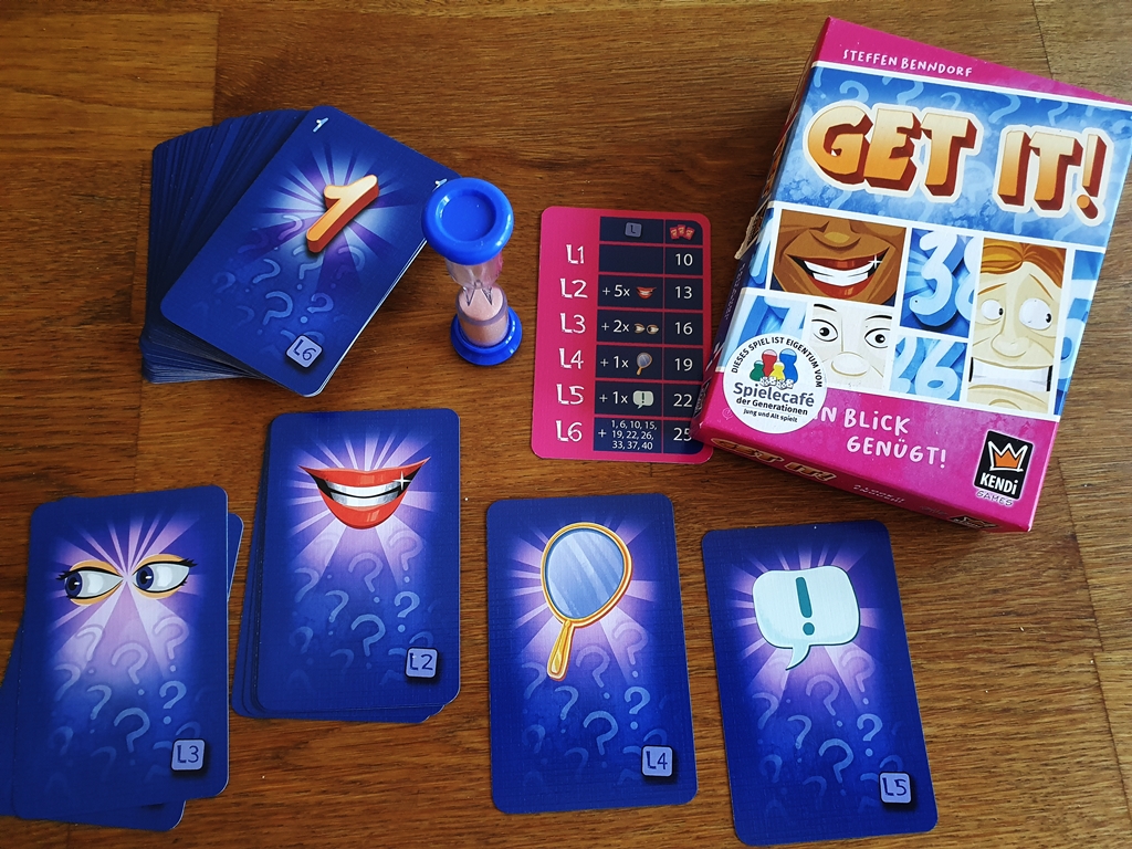 Spielkarton und Inhalt