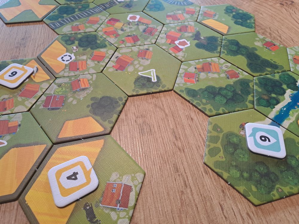 Zu sehen ist ein Teil der bereits ausgelegten Landschaft.