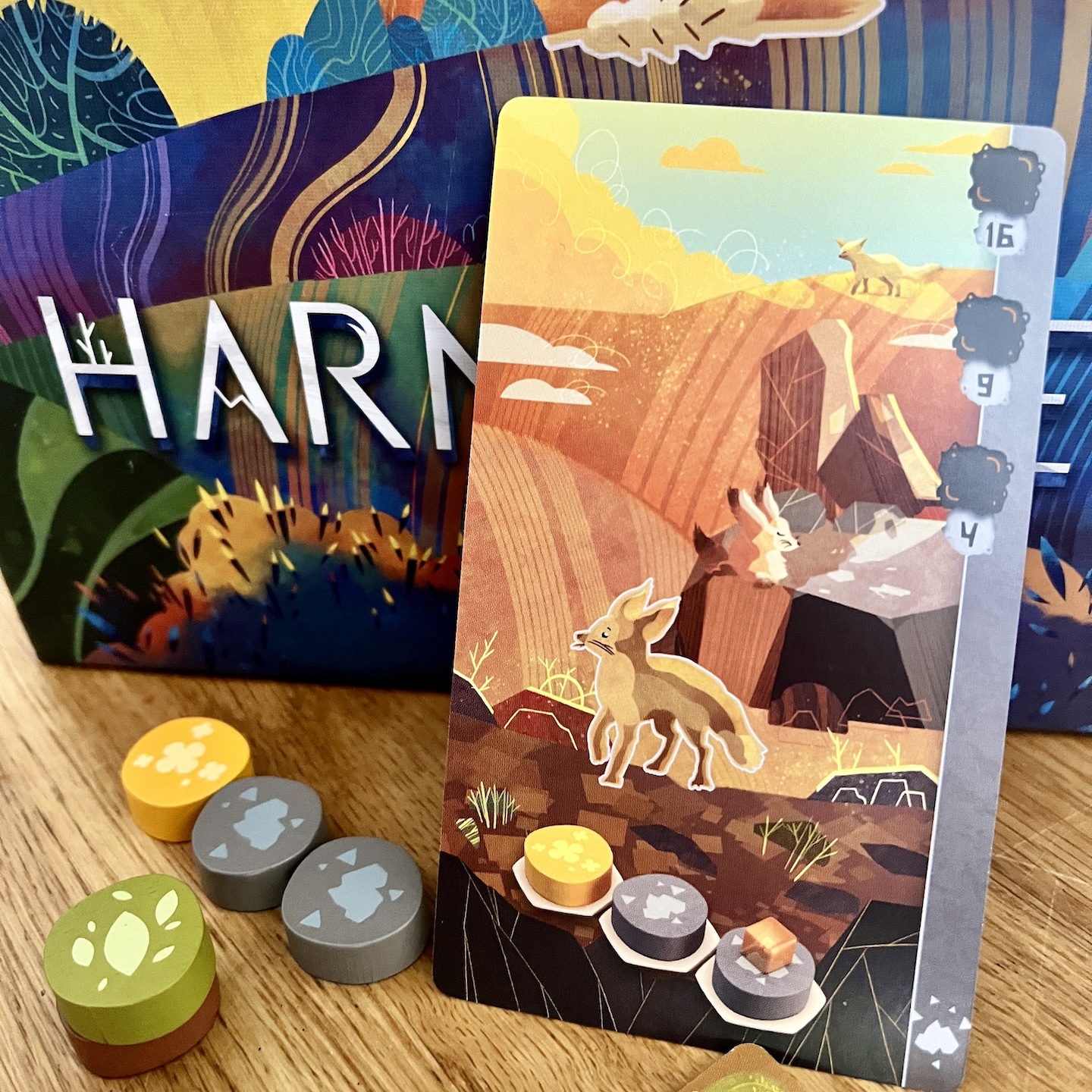 Spielkarte mit dem Fuchs