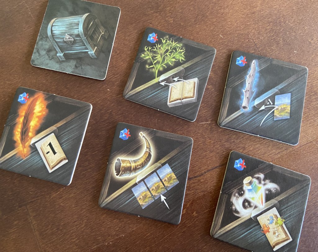 Plättchen mit Symbolen