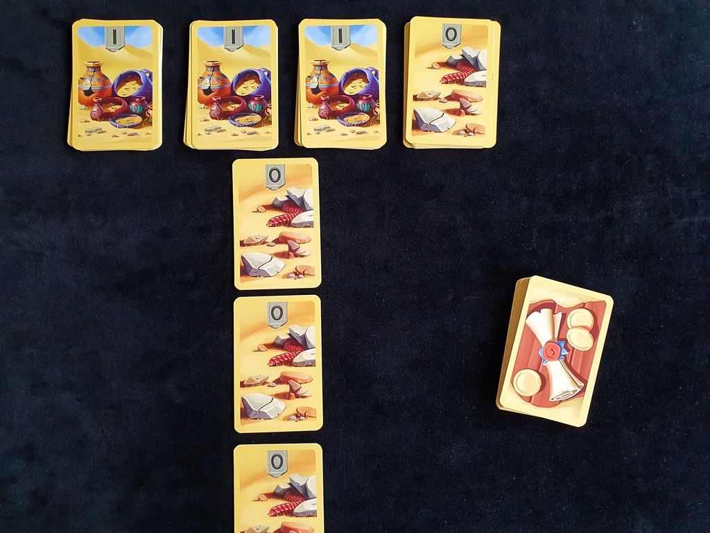 Aufbau für zwei Personen