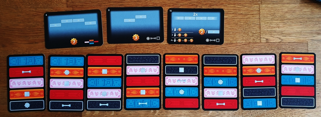 Auslage am Ende einer Partie