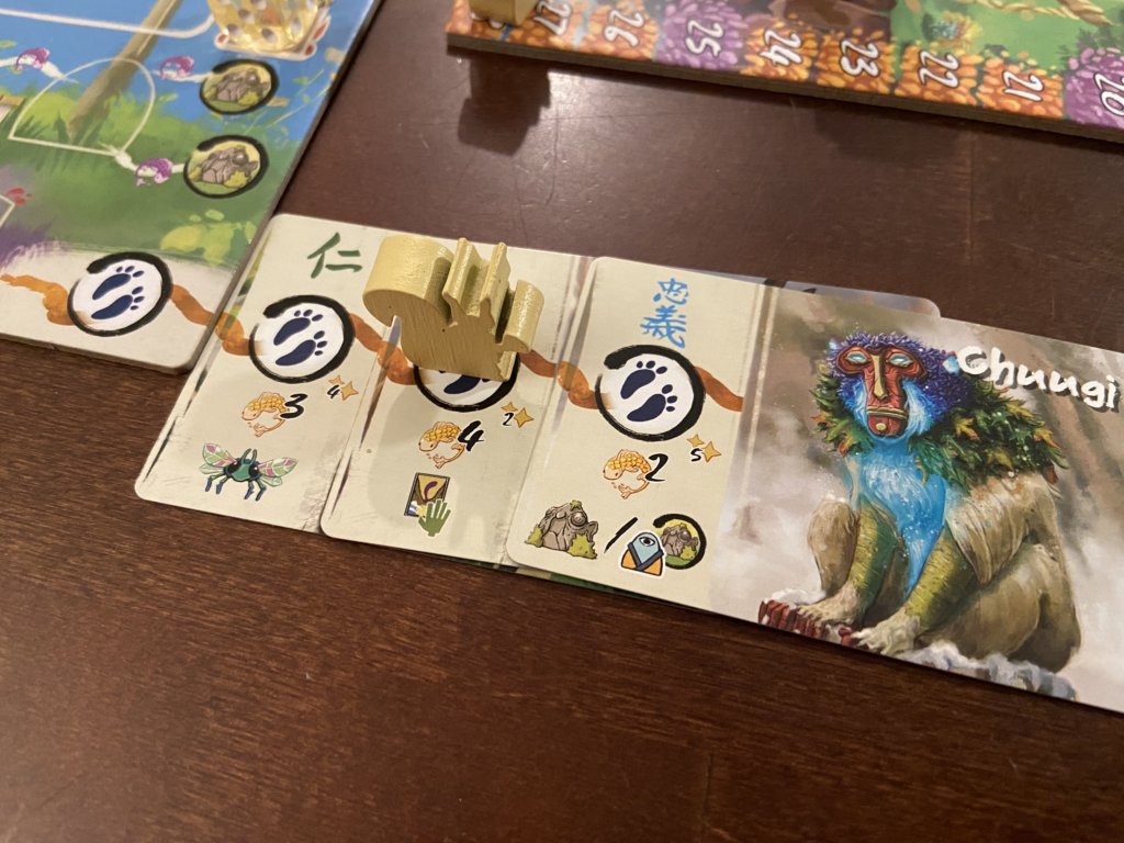 Gezeigt wird der Tugendpfad eines Spielenden.