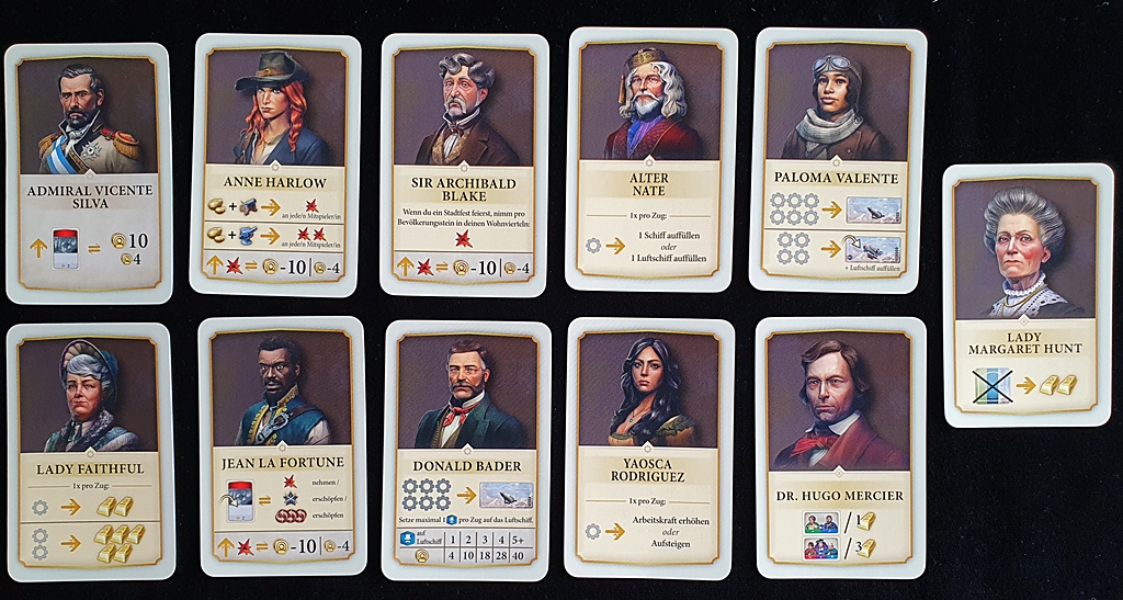 Elf neue Auftragskarten