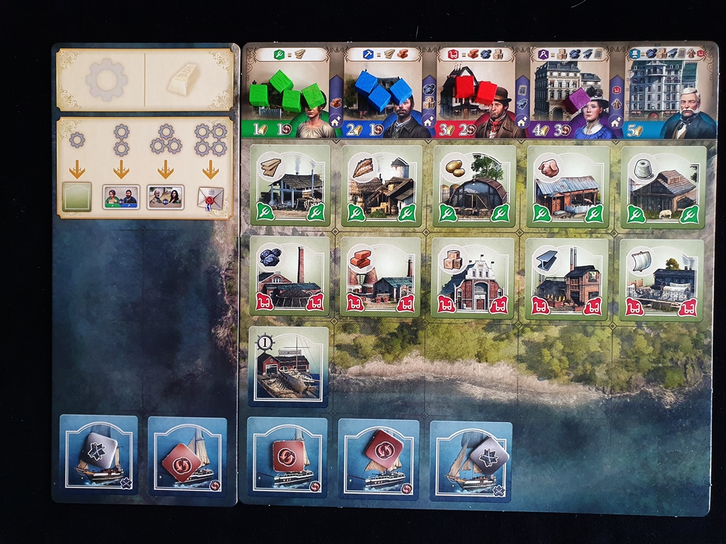 Das Spielertableau wurde erweitert durch einen Anbau