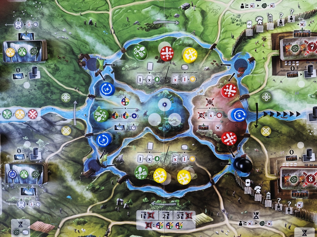 Die Zentrale des Spielplans, das Rondell