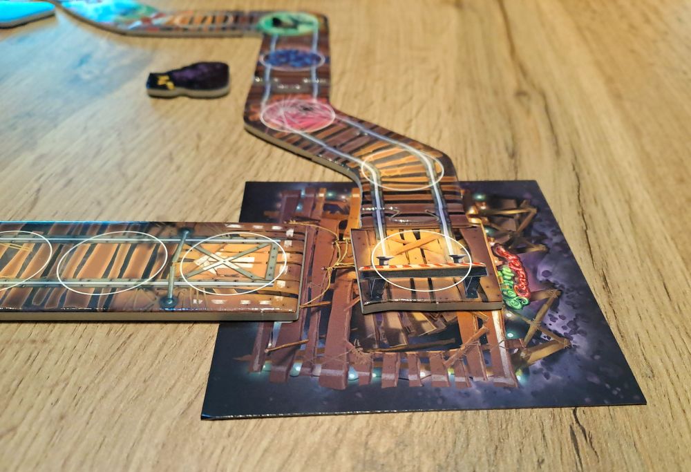 Zu sehen ist Start und Ziel der Bahn.