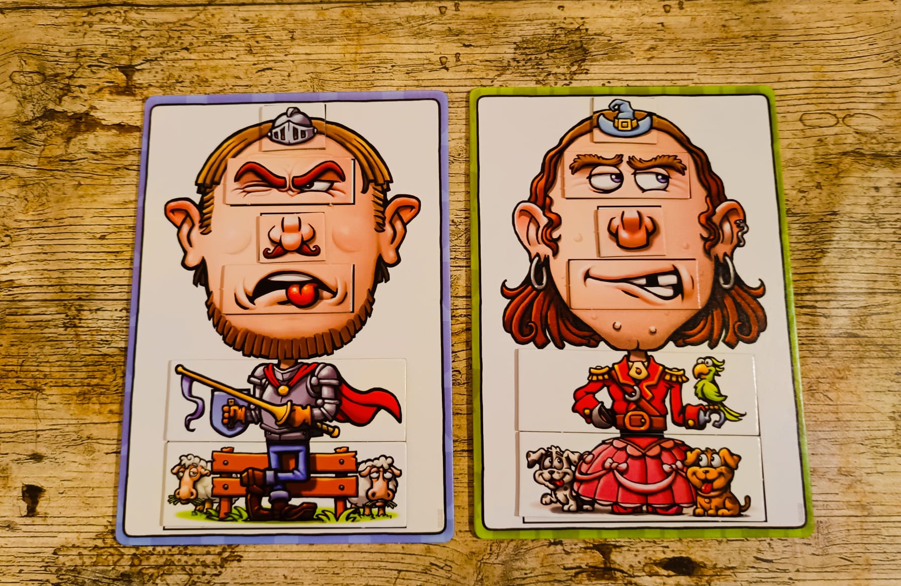 Jedes Teil sieht anders aus. 