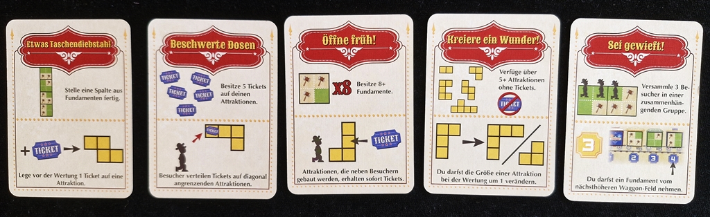 Beispiele für Gildenkarten.