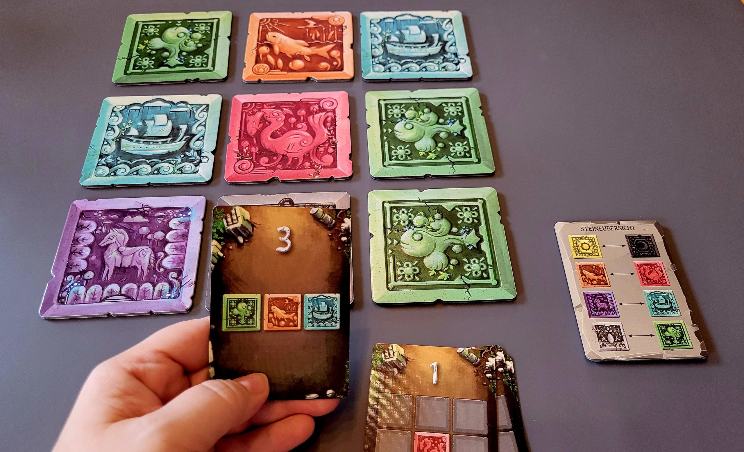 Die Spielszene zeigt die Erfüllung eines Auftrages.