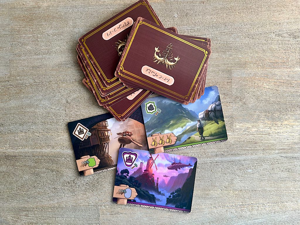 Die Hafenkarten bieten jede Runde neue Aktionen