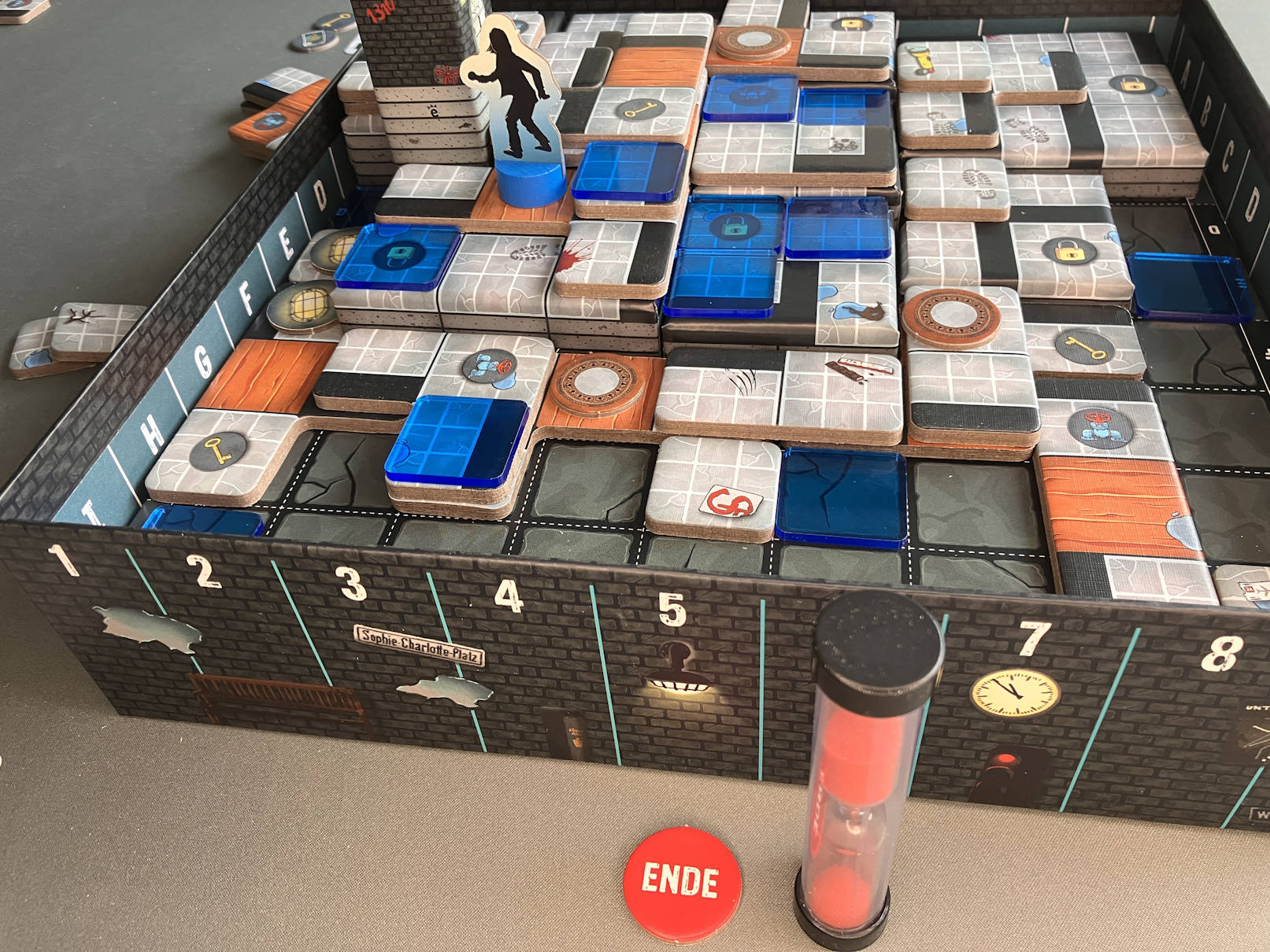 Spielsituation in fortgeschrittener Partie