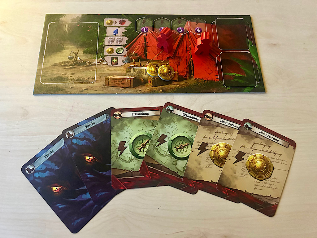 Zu sehen ist da persönliche Startdeck.