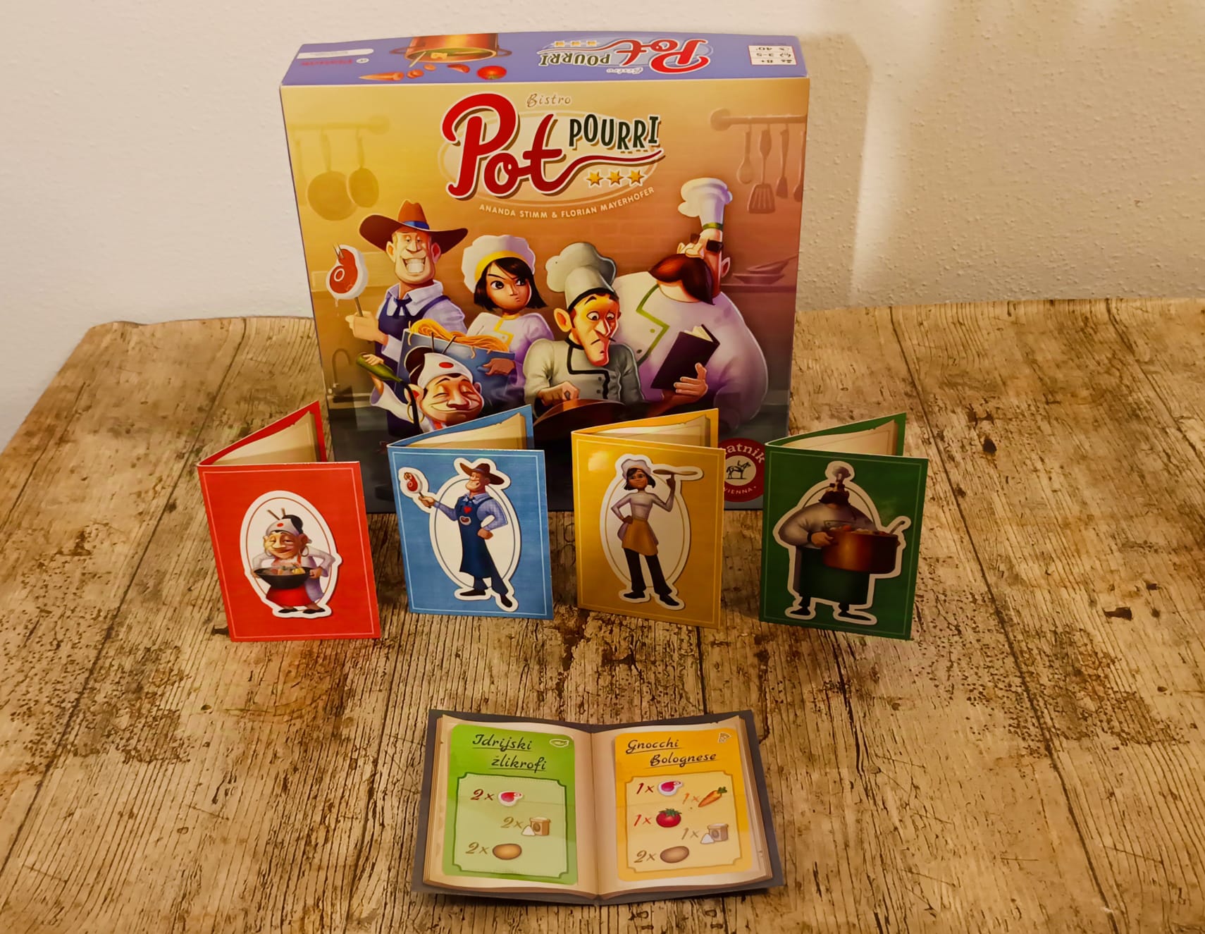 Die Rezeptbücher gibt es in jeder Farbe. 