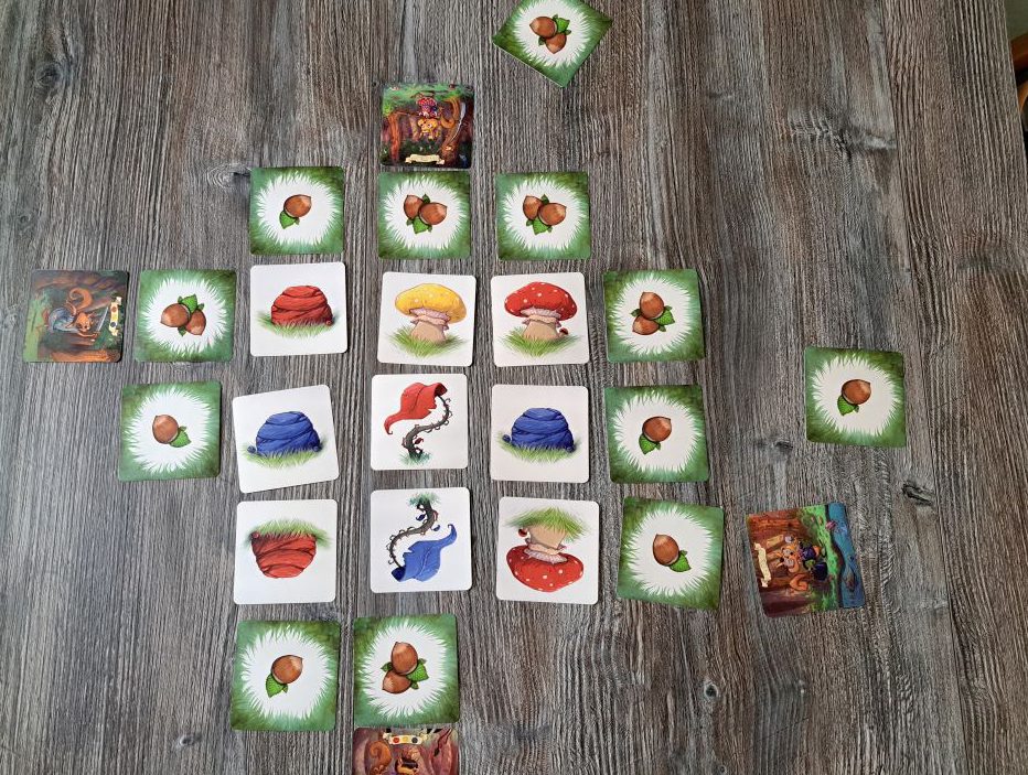 Spielfeld nach einigen Runden