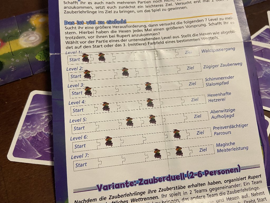 Auszug aus der Spielanleitung