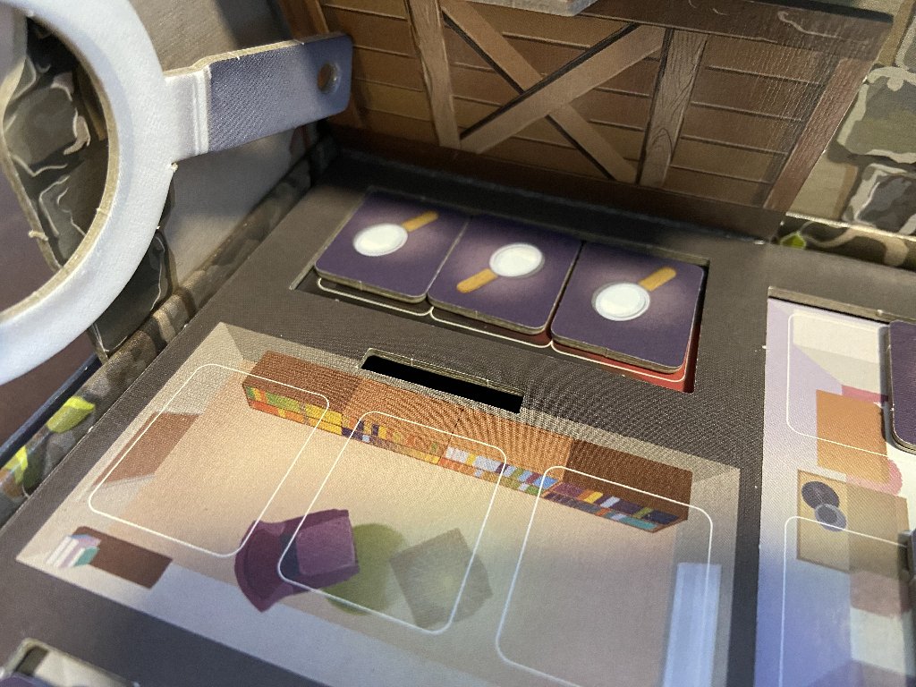 Ein Versteck im 3D-Spielplan