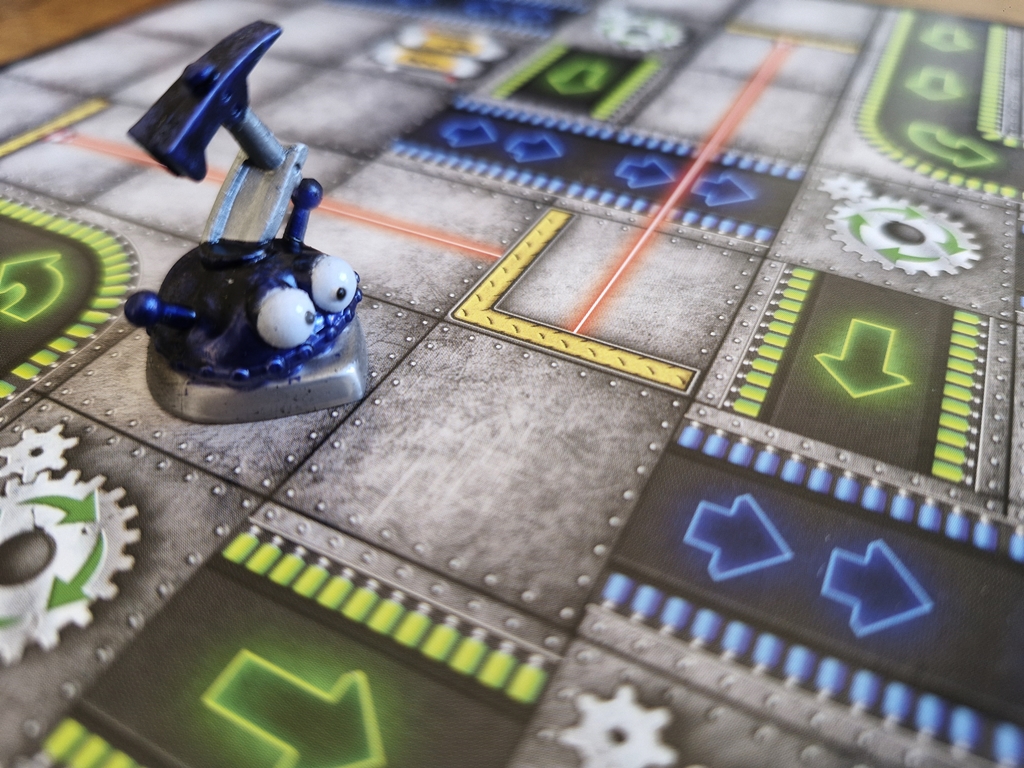 Detailansicht Roboter auf Spielplan