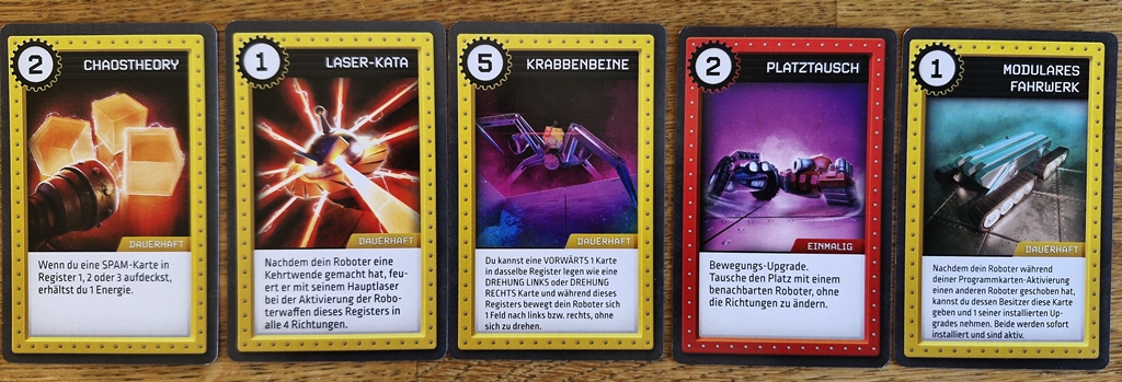 Beispiele für Upgrade-Karten