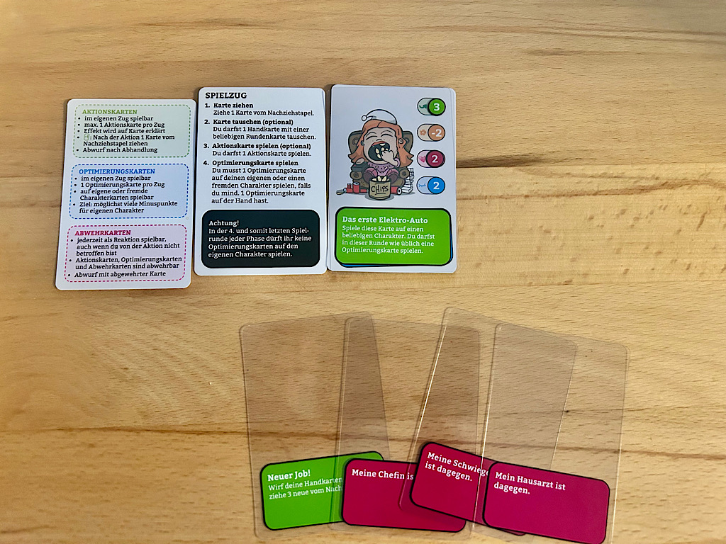 So kann sich der Charakter im Verlaufe des Spieles entwickeln. In diesem Fall eher schlecht.