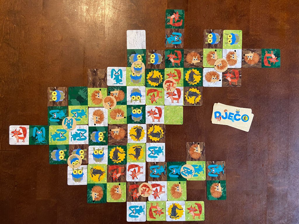 Auslage am Ende einer Partie