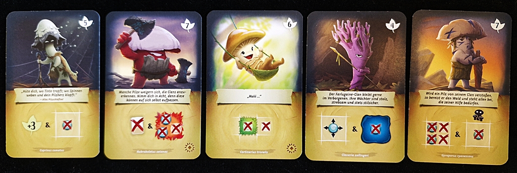 Beispiele von Karten, die dazugekauft werden können
