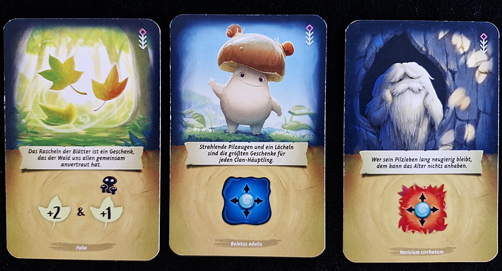Drei Karten aus dem Starterdeck