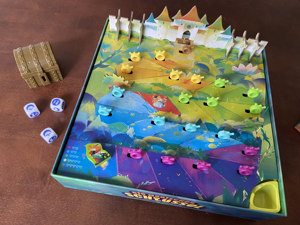 Zu sehen ist der Spielaufbau zu Beginn.