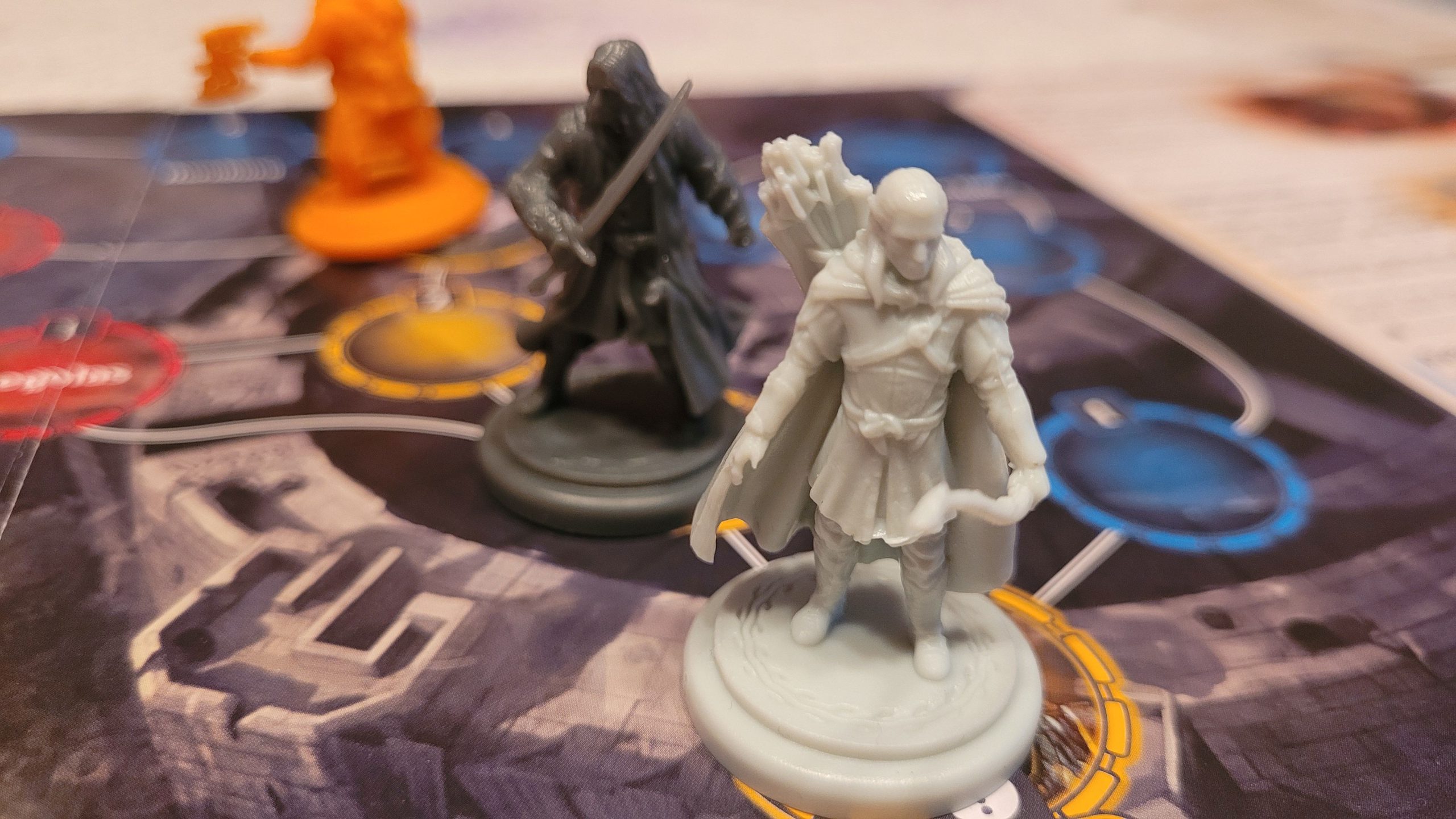 Die Helden in Aktion. Die Miniaturen sind erstaunlich gut getroffen.