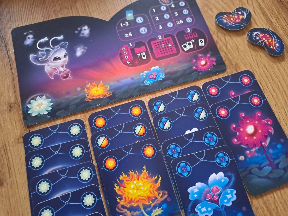 Blick auf ein persönliches Spieltableau.