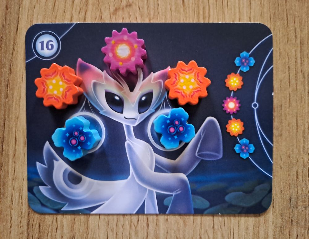 Zu sehen ist eine erfüllte Auftragskarte. 