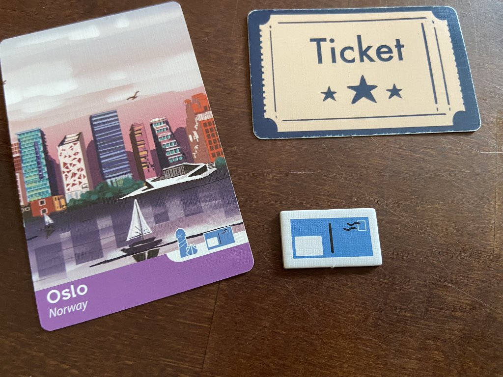 Schöne Gestaltung - hier eine Postkarte aus Oslo