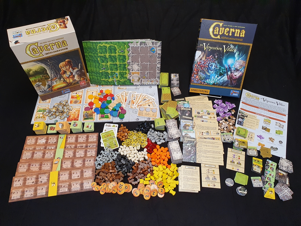 Spiel und Erweiterung: viel Material