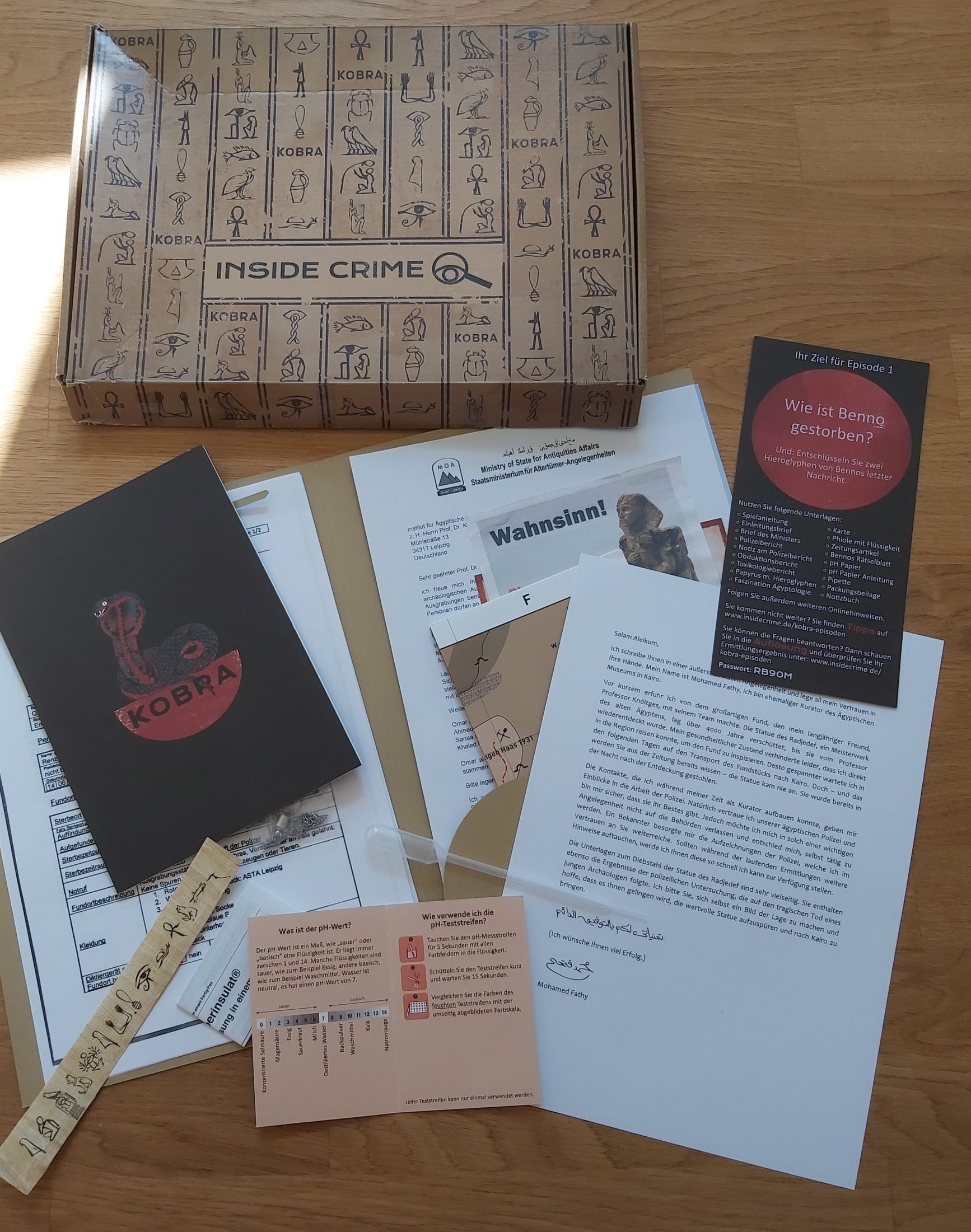 Zu sehen ist das Material der ersten Episode von Inside Crime Staffel 1: Kobra