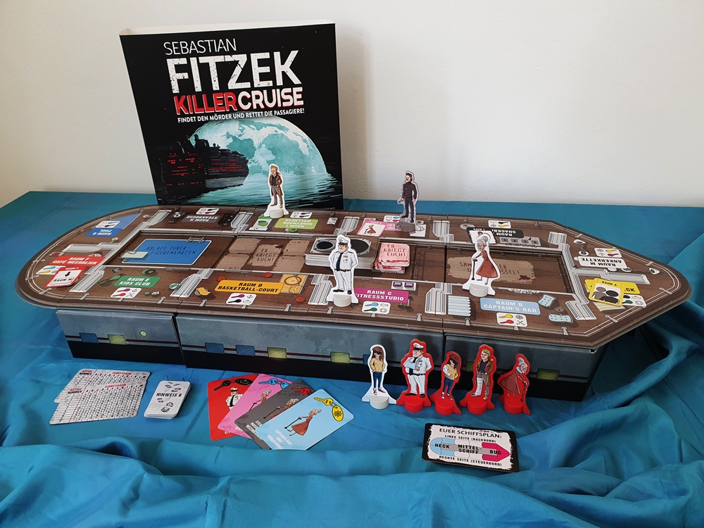 Aufgebautes Spiel plus Material: ein Schiff in 3D