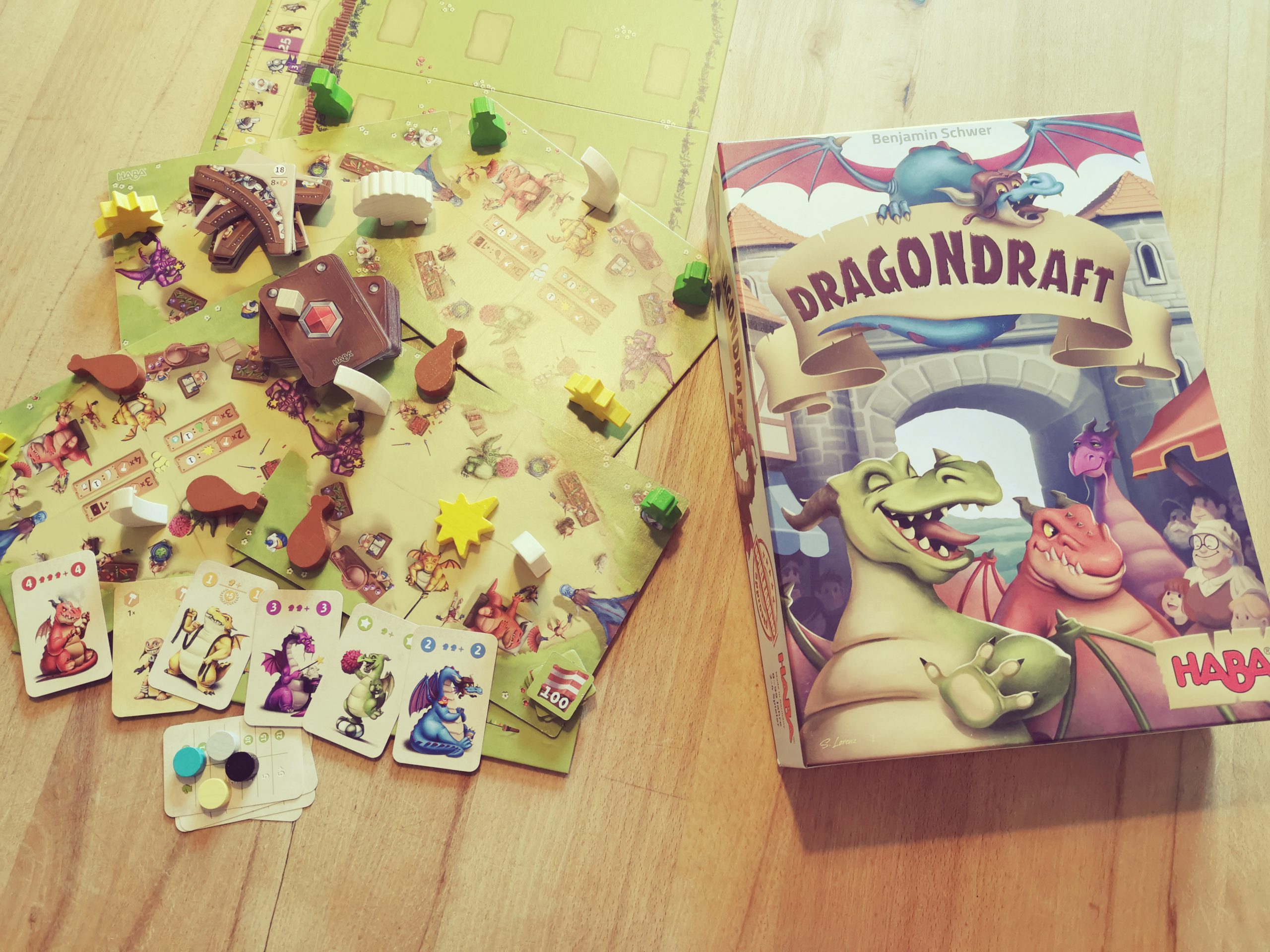 Dragondraft Spielmaterial