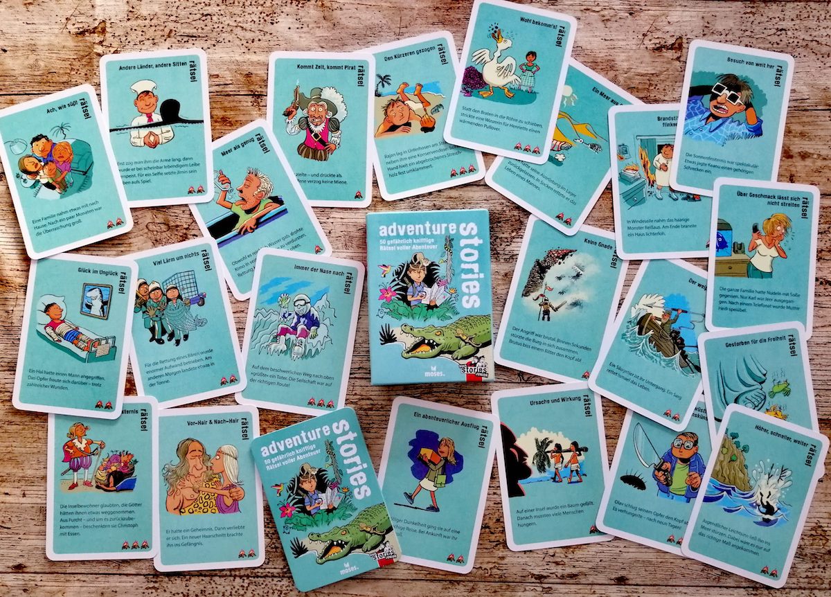 Spieleschachtel mit Inhalt