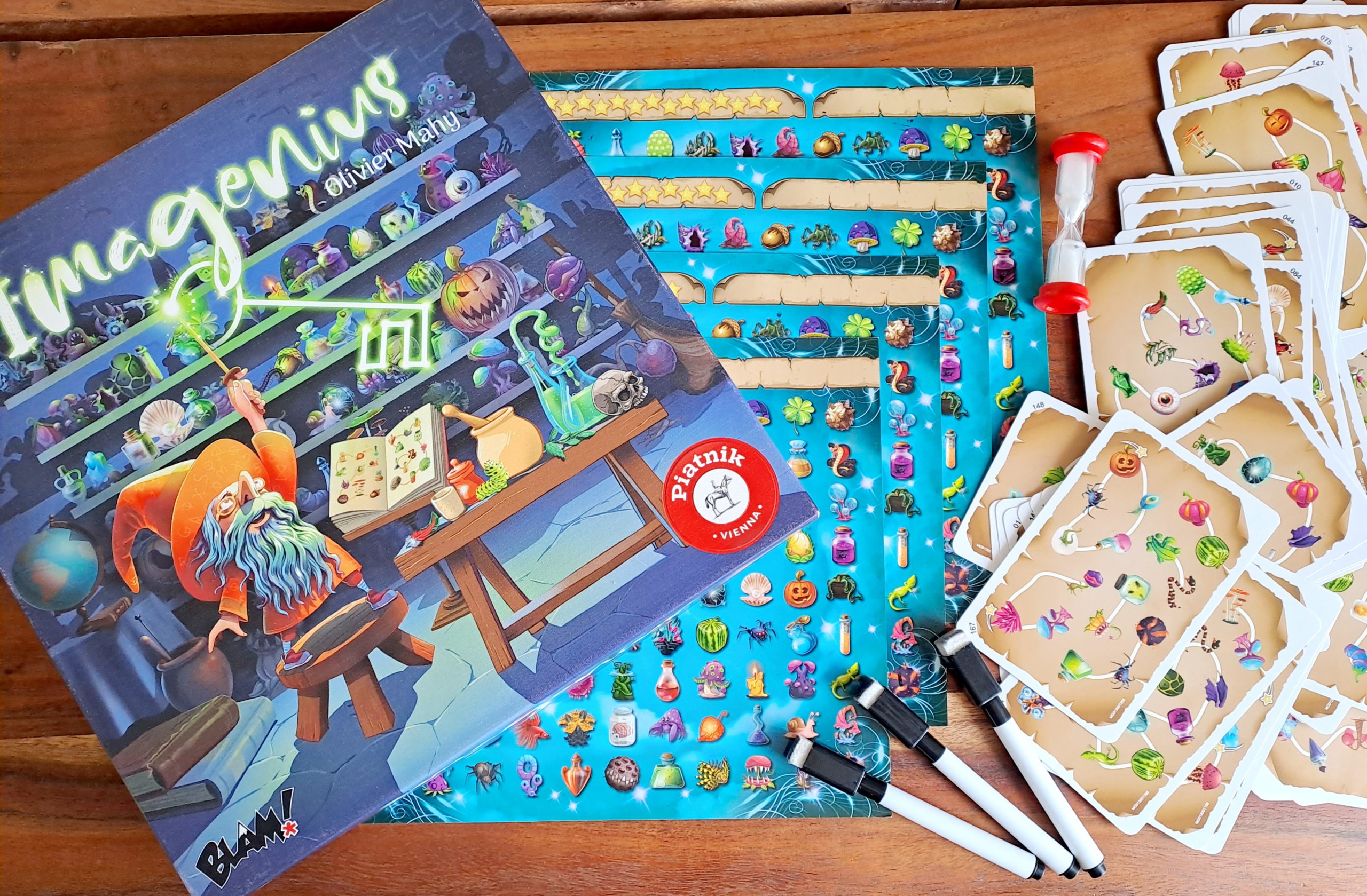 Das Spielmaterial von Imagenius