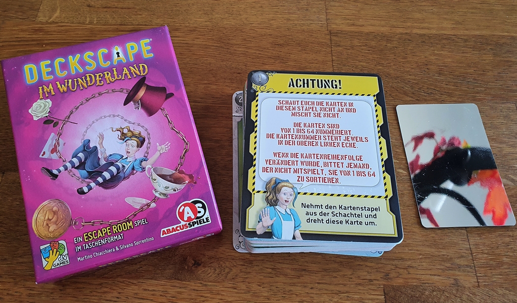 Spielkarton und Inhalt