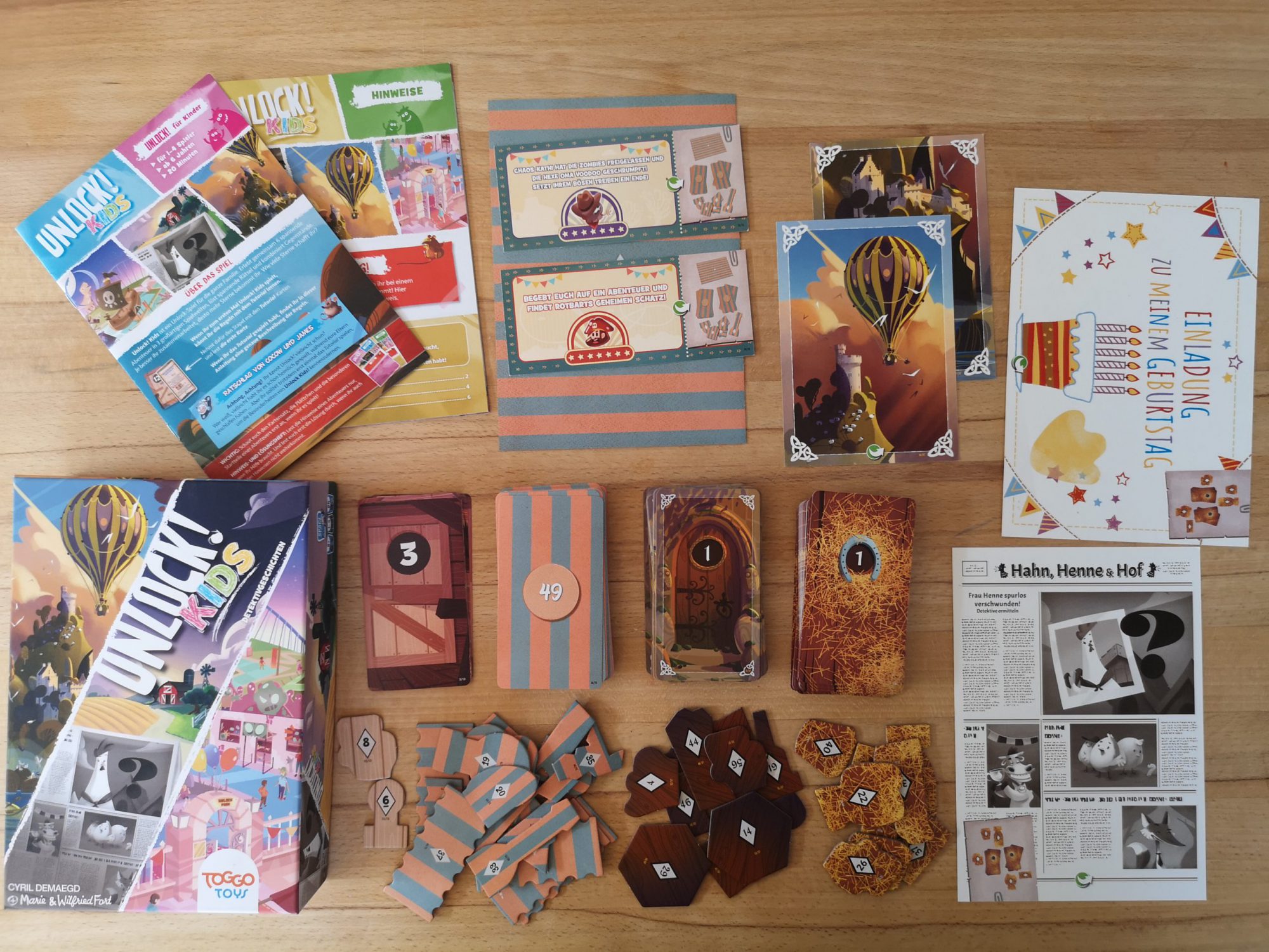 Inhalt der Unlock Kids Box